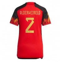 Camiseta Bélgica Toby Alderweireld #2 Primera Equipación para mujer Mundial 2022 manga corta